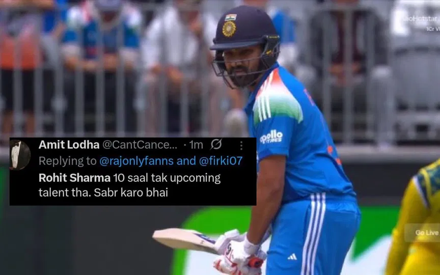 “Happy retirement…”: Twitter melts down as Rohit Sharma falls cheaply vs AUS